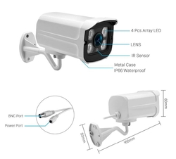 2.0 Megapixelová venkovní AHD kamera s IR přísvitem 20m ACVISION – ACV-A2502