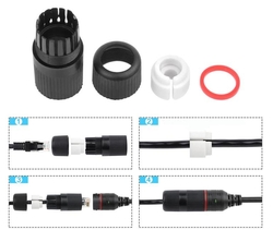 Kompletní PoE IP kamerový set, 4x 2MPix venkovní kamera, české menu + HDD