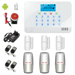 GSM bezdrátový alarm LCD24-i334slb+SIM