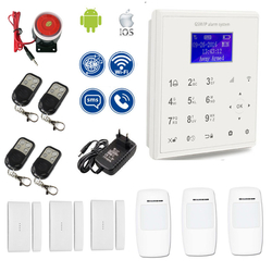 GSM bezdrátový alarm LCDW26-i334s+SIM